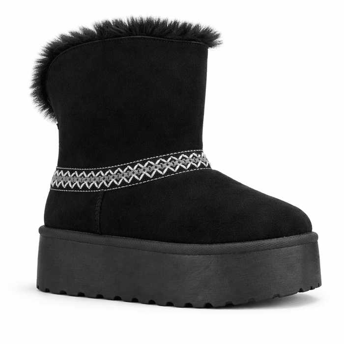 Botin Negro Mujer Casual Chalada Pinguih Botines Taco Chalada