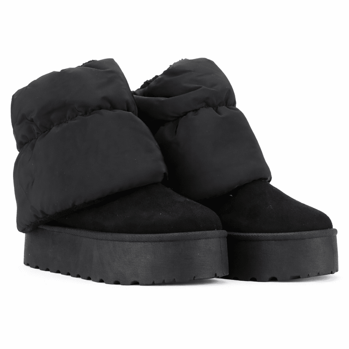 Botin Negro Mujer Casual Chalada Pinguih Botines Taco Chalada