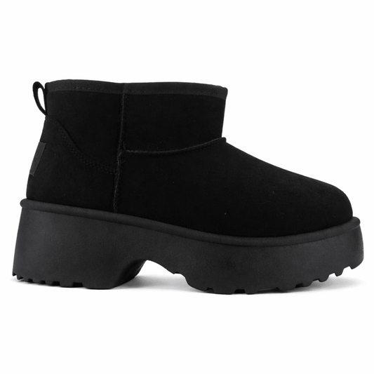 Botin Negro Mujer Casual Chalada Pinheel Botines Taco Chalada