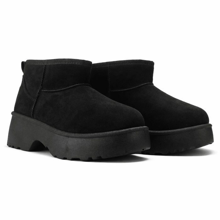 Botin Negro Mujer Casual Chalada Pinheel Botines Taco Chalada