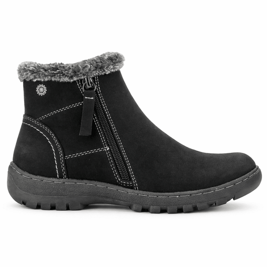Botin Negro Mujer Casual Chalada Qual Botines Taco Chalada
