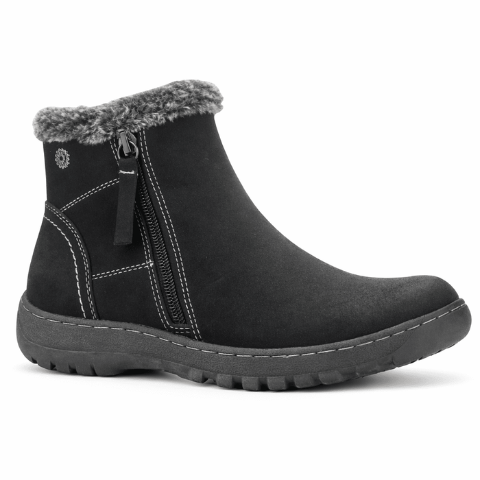 Botin Negro Mujer Casual Chalada Qual Botines Taco Chalada