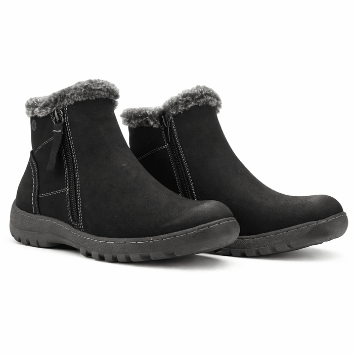 Botin Negro Mujer Casual Chalada Qual Botines Taco Chalada