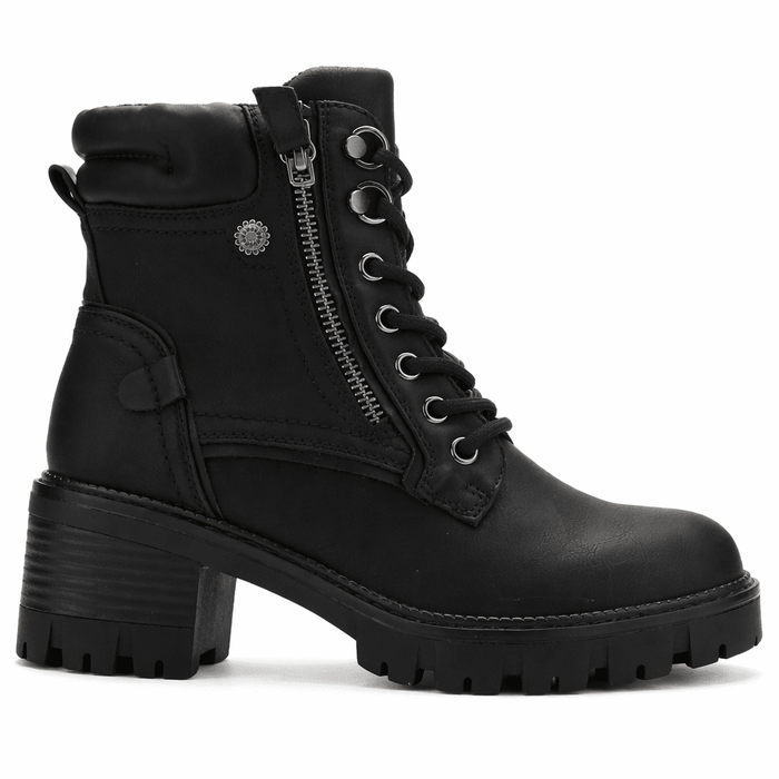 Botin Negro Mujer Casual Chalada Sindy Botines Taco Chalada