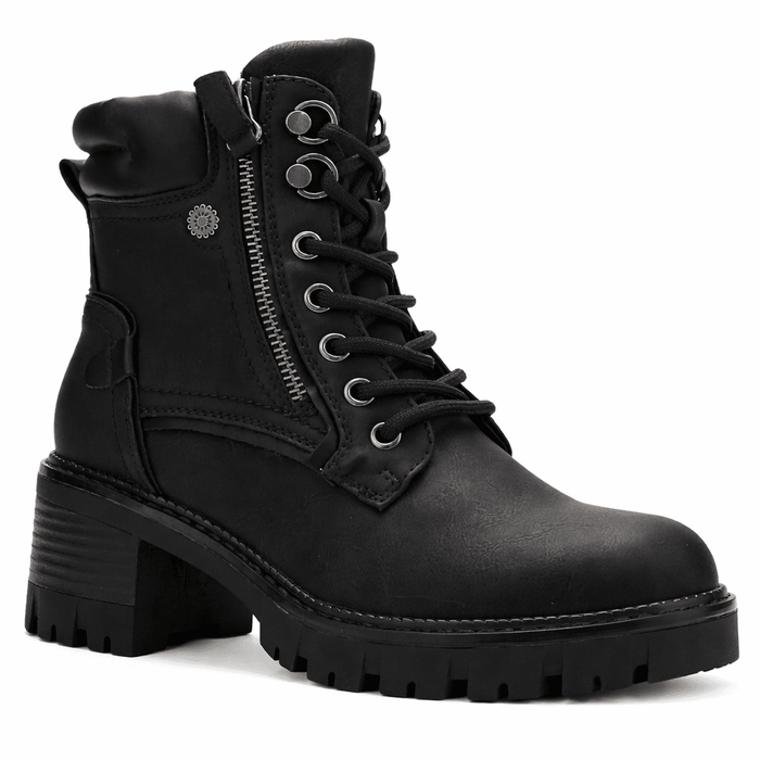 Botin Negro Mujer Casual Chalada Sindy Botines Taco Chalada