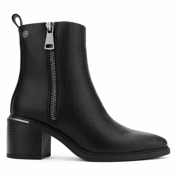 Botin Negro Mujer Casual Chalada Sonora Botines Taco Chalada
