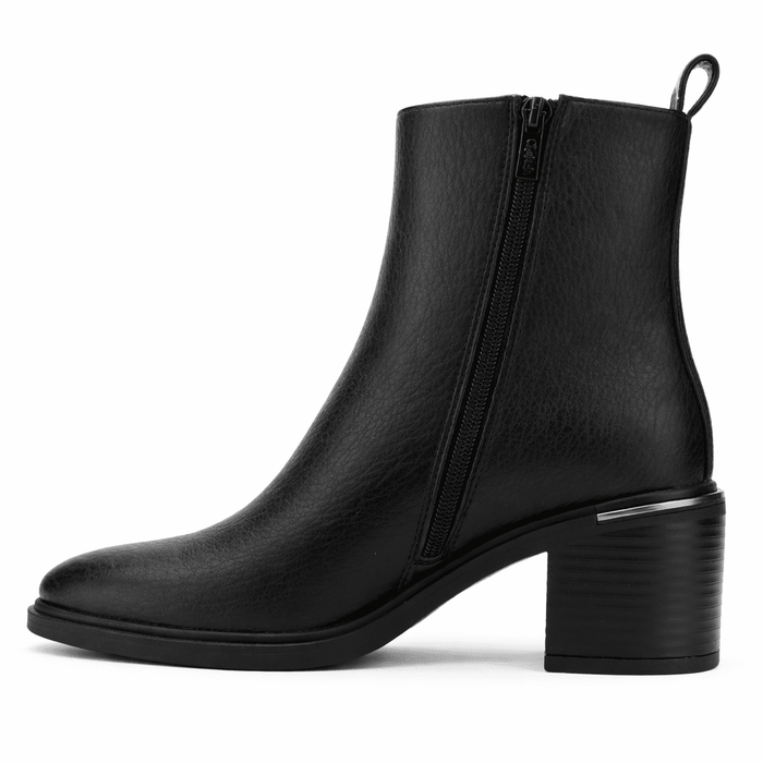 Botin Negro Mujer Casual Chalada Sonora Botines Taco Chalada