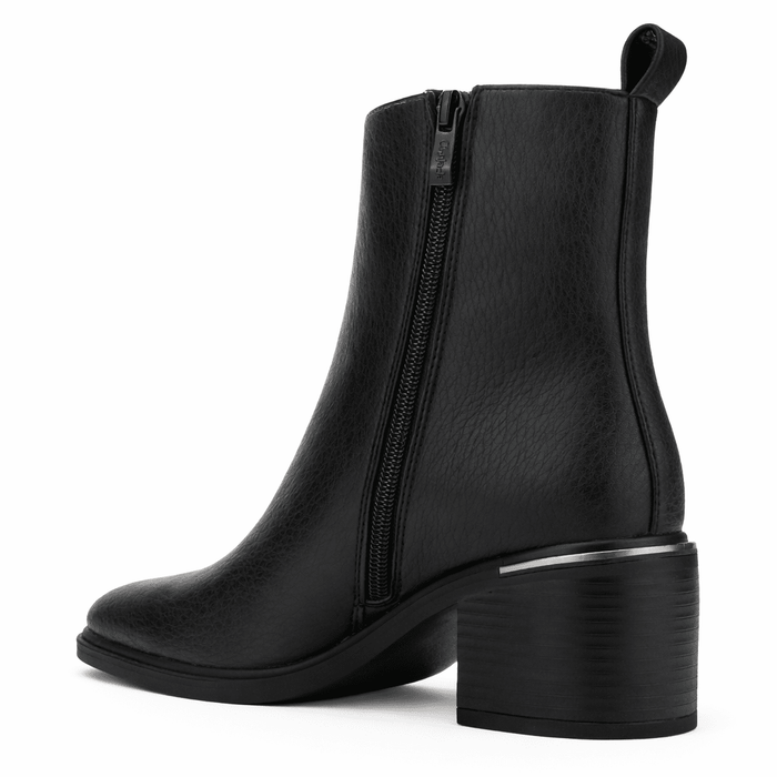 Botin Negro Mujer Casual Chalada Sonora Botines Taco Chalada