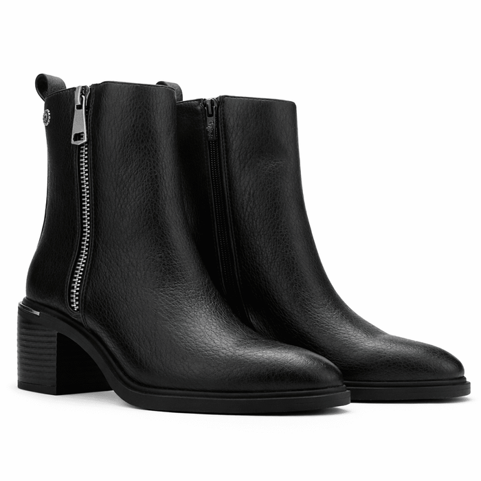 Botin Negro Mujer Casual Chalada Sonora Botines Taco Chalada