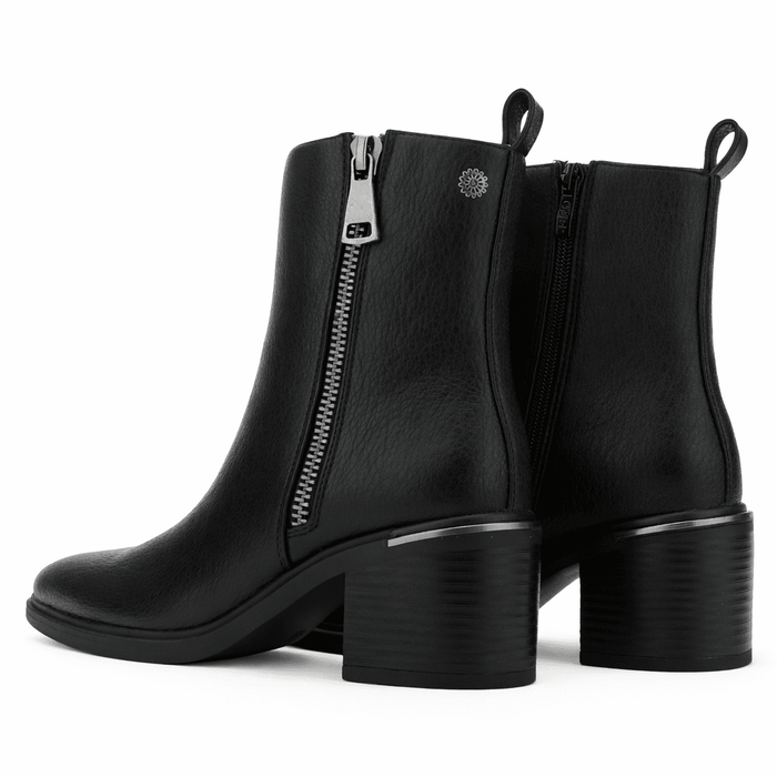 Botin Negro Mujer Casual Chalada Sonora Botines Taco Chalada