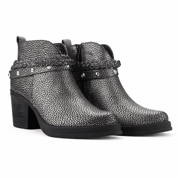 Botin Negro Mujer Casual Chalada Suzie Botines Taco Chalada