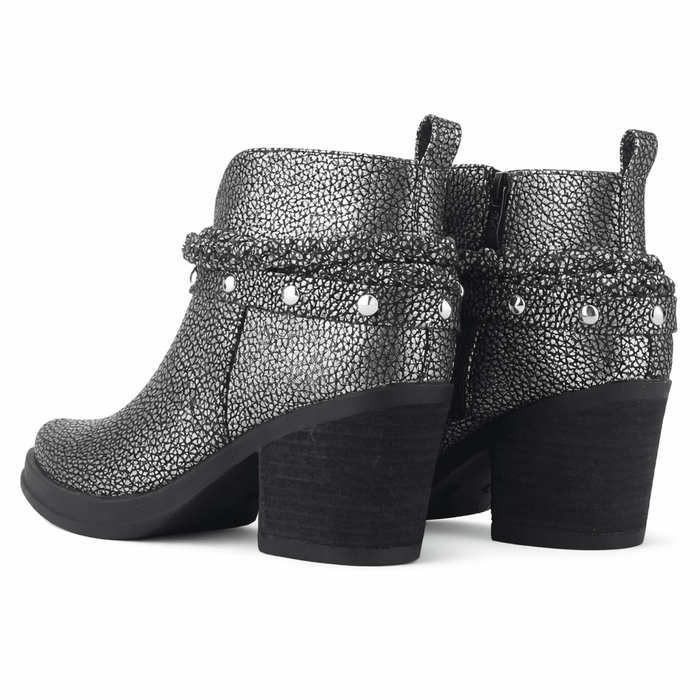 Botin Negro Mujer Casual Chalada Suzie Botines Taco Chalada