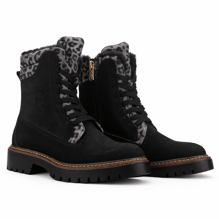 Botin Negro Mujer Casual Chalada Torino Botines Taco Chalada