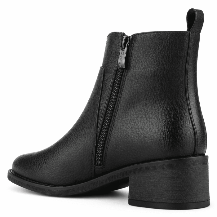 Botin Negro Mujer Casual Chalada Trafa Botines Taco Chalada