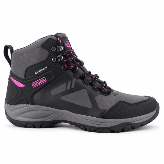 Botin Outdoor Negro Mujer Casual Funway Rain Botines Taco Funway