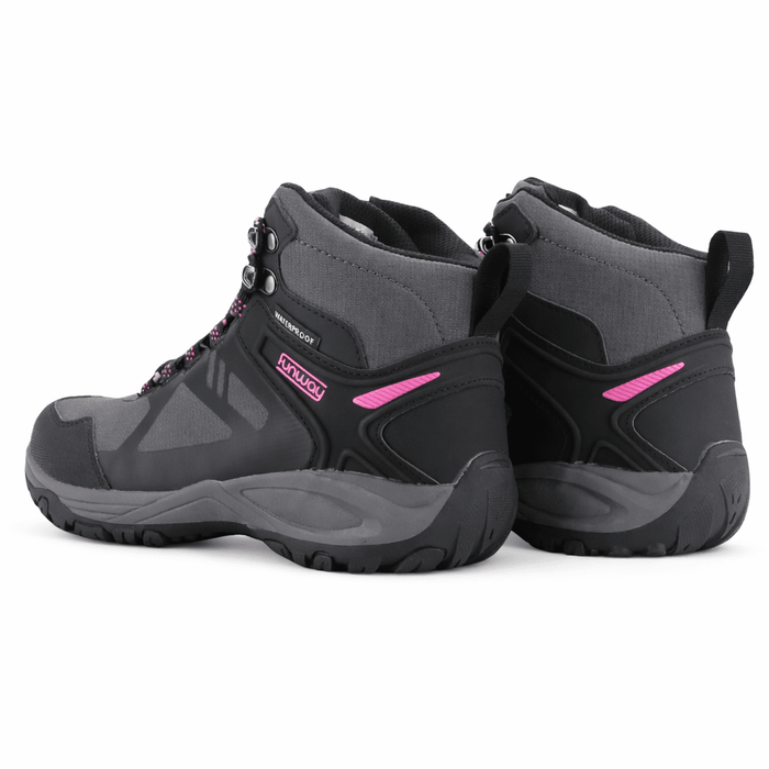 Botin Outdoor Negro Mujer Casual Funway Rain Botines Taco Funway