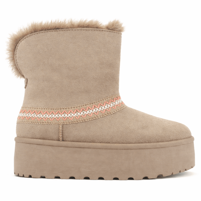 Botin Taupe Mujer Casual Chalada Pinguih Botines Taco Chalada