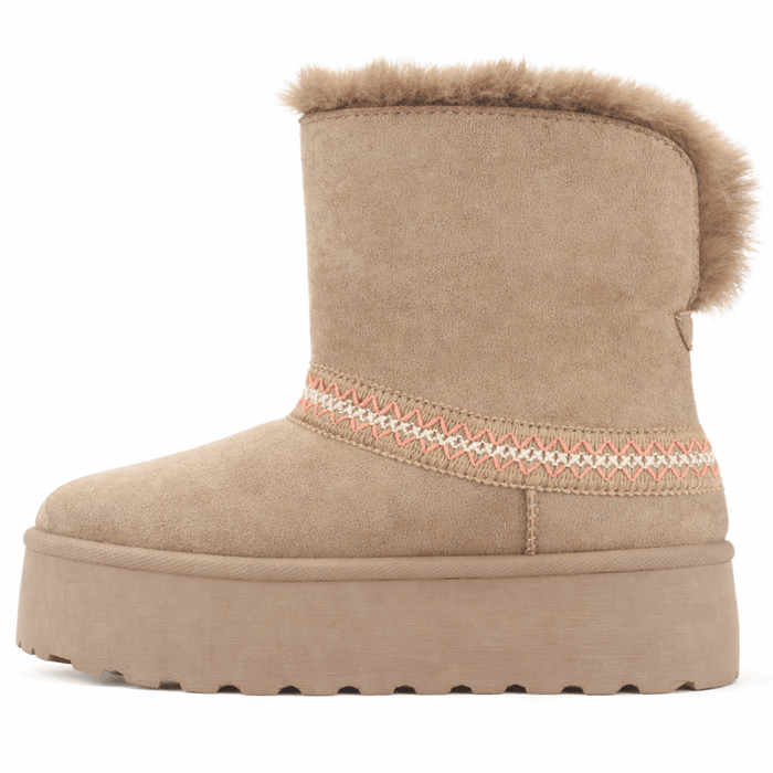 Botin Taupe Mujer Casual Chalada Pinguih Botines Taco Chalada