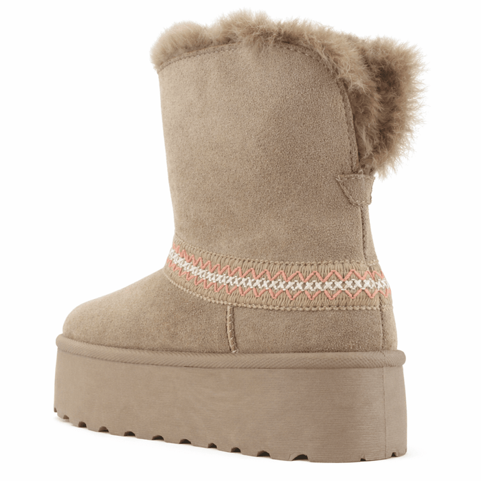Botin Taupe Mujer Casual Chalada Pinguih Botines Taco Chalada