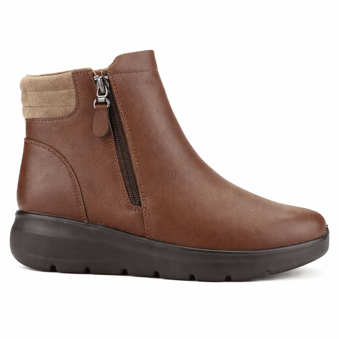 Botin Tostado Mujer Casual Chalada Astra Botines Taco Chalada