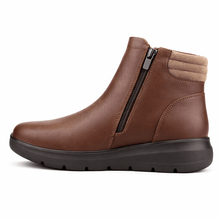 Botin Tostado Mujer Casual Chalada Astra Botines Taco Chalada