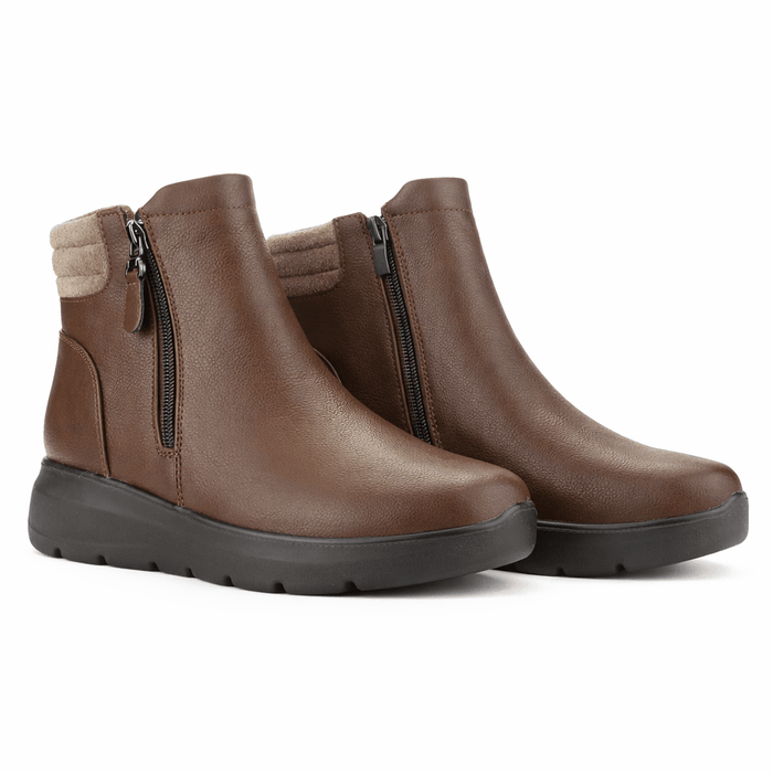 Botin Tostado Mujer Casual Chalada Astra Botines Taco Chalada