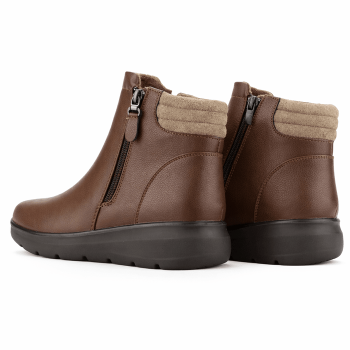 Botin Tostado Mujer Casual Chalada Astra Botines Taco Chalada