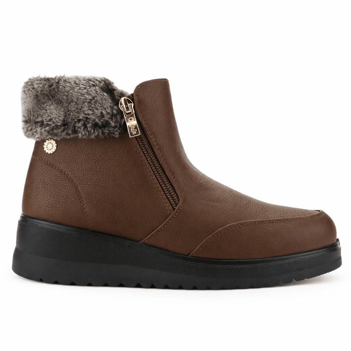 Botin Tostado Mujer Casual Chalada Rayo Botines Taco Chalada