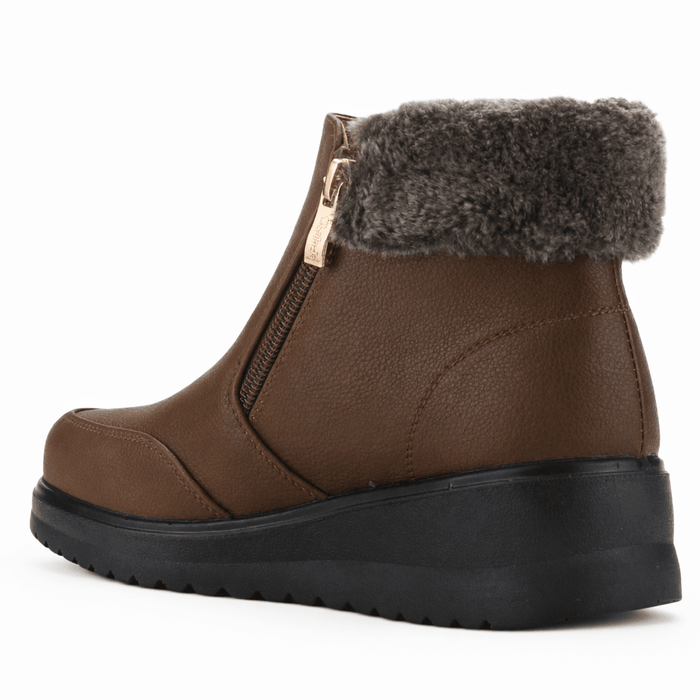 Botin Tostado Mujer Casual Chalada Rayo Botines Taco Chalada