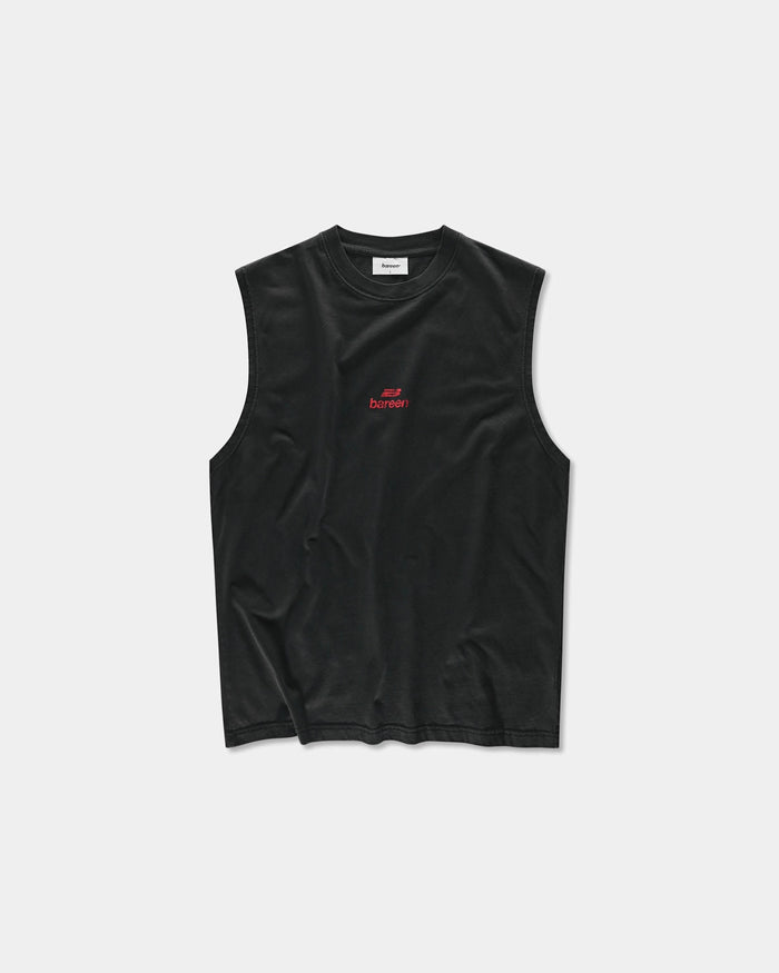 Box Fit Muscle Tank - Vintage Drop 2.0 - Black