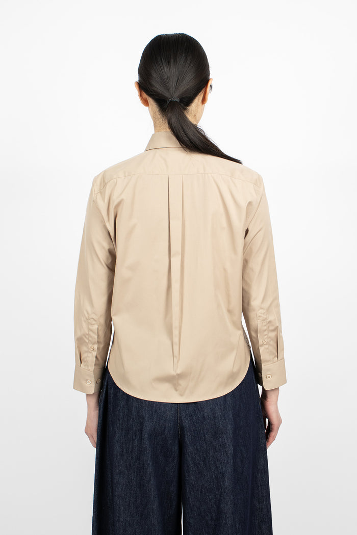 Boxy Mini Shirt Sand