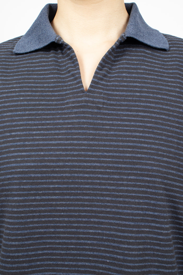 Boxy Polo Indigo/Ink