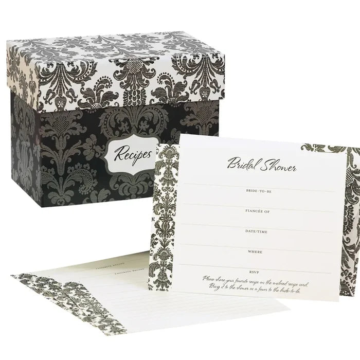 Share Your Favorite Recipe Bridal Shower Recipe Box