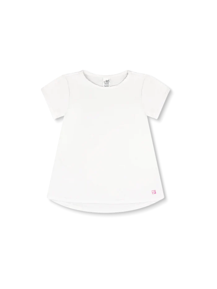 Bridget Basic Top - Pure Coconut White