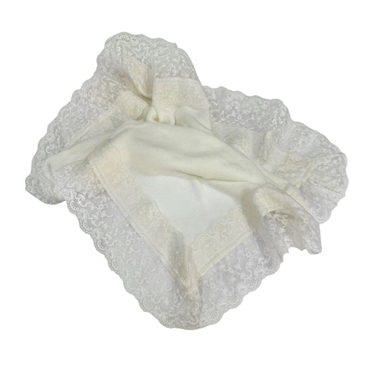 Briggita Ivory Knitted Blanket