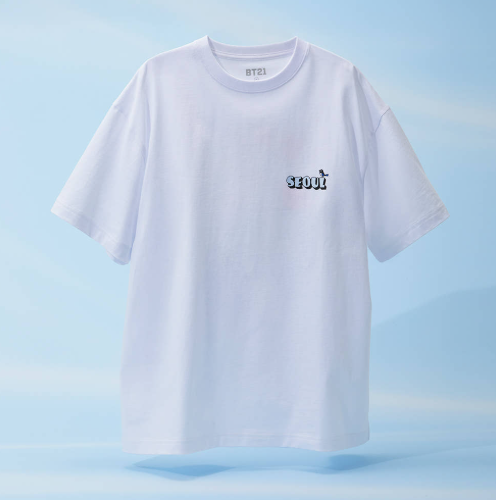 BT21 - WORLD VOYAGE SHORT SLEEVE T-SHIRT WHITE - COKODIVE