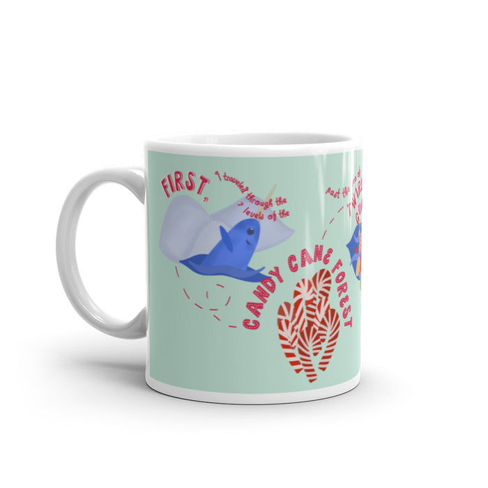 Buddy the Elf Christmas Story Holiday Movie White glossy mug