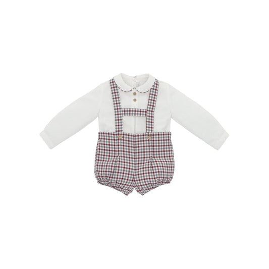 Burdeos Checkered Boy 2-pc set