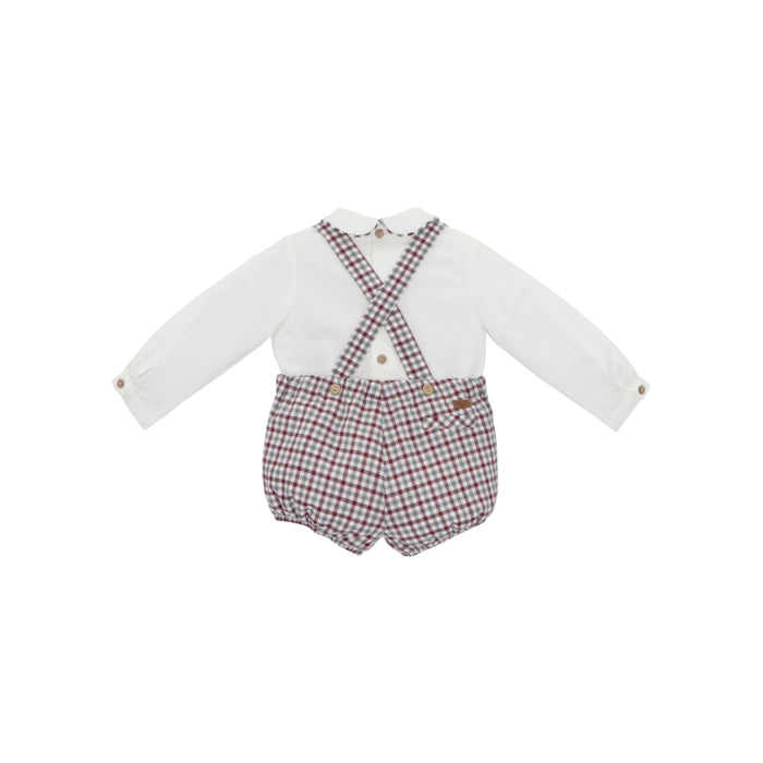 Burdeos Checkered Boy 2-pc set