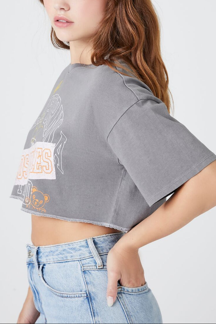 California Graphic Cropped Tee