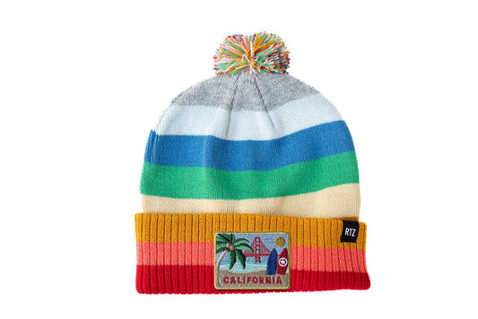 California Pom Pom Hat