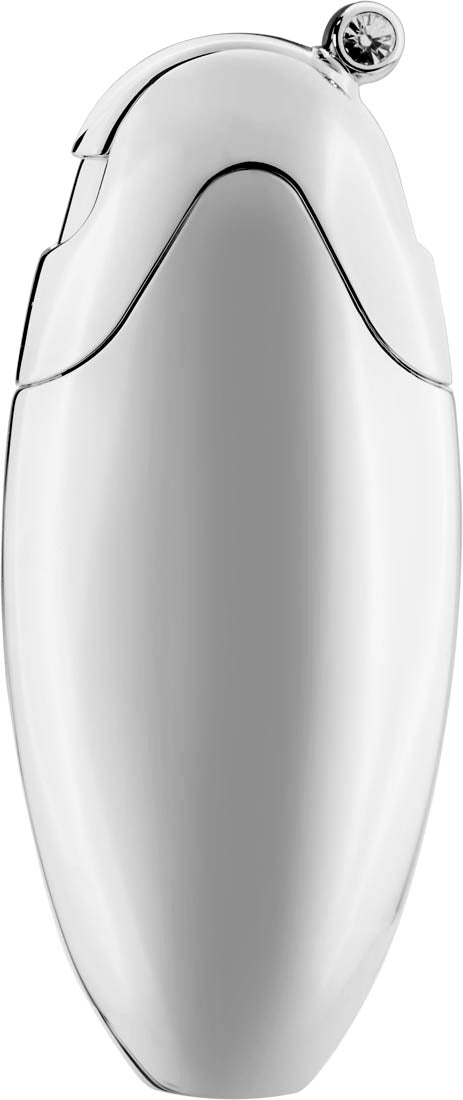 Caseti Billie Chrome Travel Perfume Atomizer w/ Swarovski Crystals