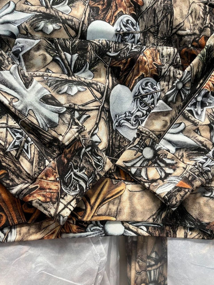 Authentic Chrome Hearts Chrome Hearts Camo Hoodie – front view