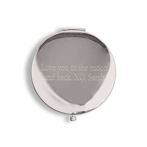 Compact Mirror Glitter Foil Makeup Mirror
