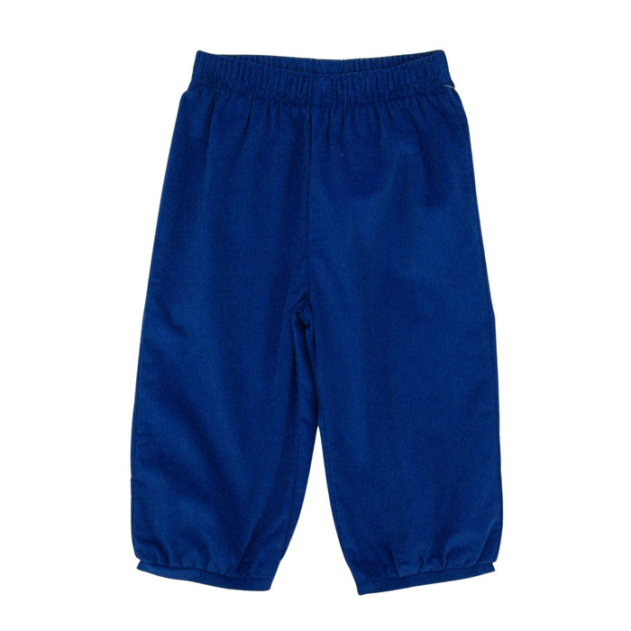Corduroy Banded Pants - Royal Blue