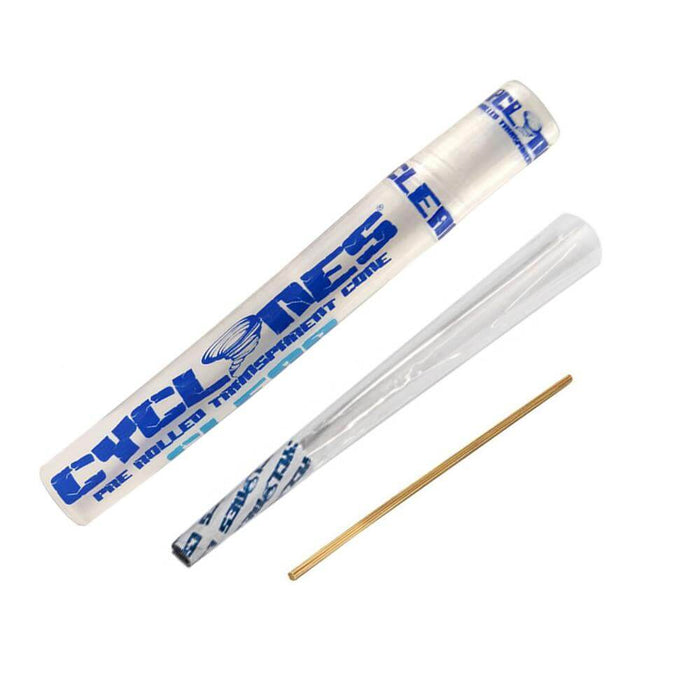 Cyclones Clear Pre-Rolled Cones (Bulk)