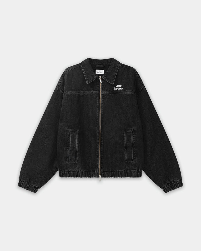 Denim Workwear Jacket, Women - Black Wash