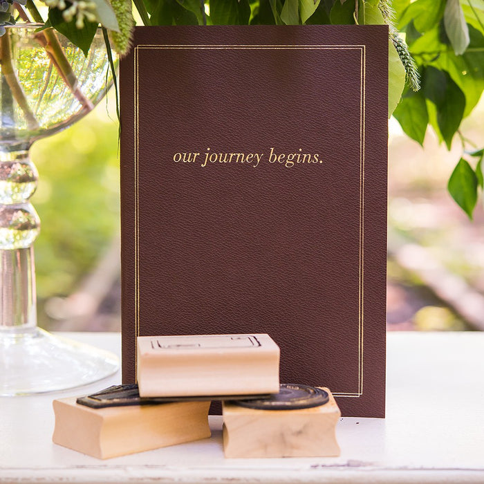 Destination Wedding Passport Guest Book Kit
