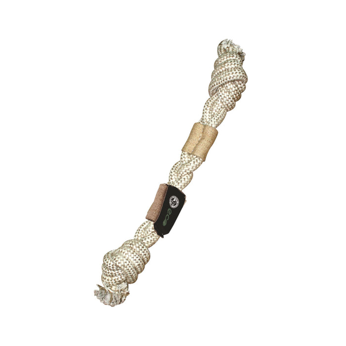 Durable Cotton Jute Figure 8 Rope Dog Toy – Tug & Throw Chew Toy for Dogs | Strong Natural Fiber Pet Play Toy
