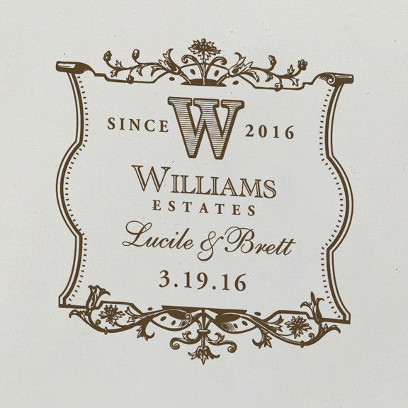 Wine Label Design Personalized Wine Ceremony Box